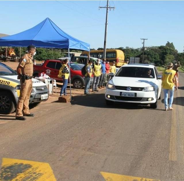 Prefeitura de Tuneiras do Oeste intensifica trabalho de barreiras sanitárias